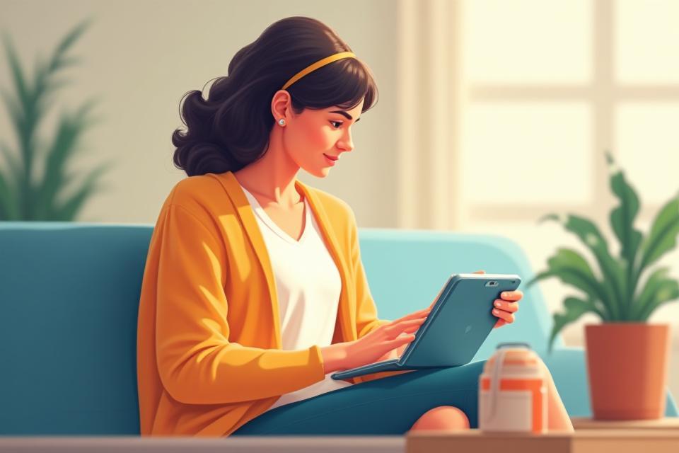 Image showing someone reading or learning about fitness, representing knowledge acquisition.